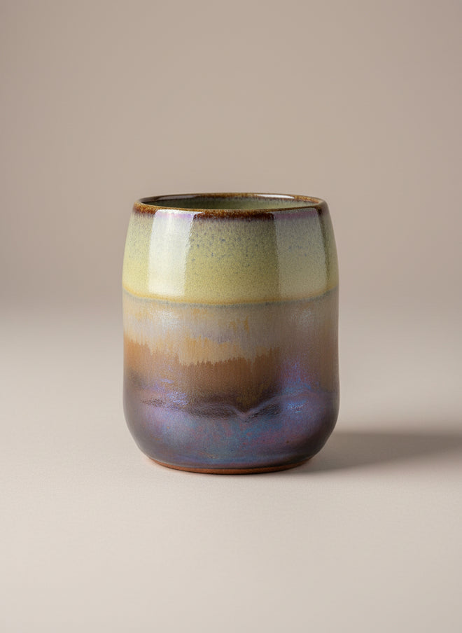 Handmade Cup (without handle) made in Sedona 4"h x 4"w