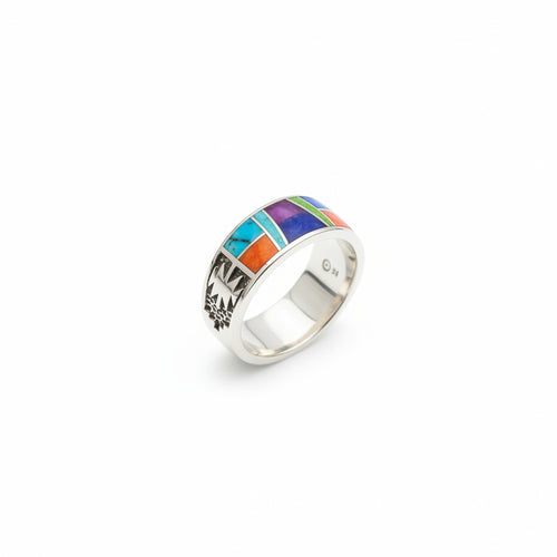 Indian Summer Navajo Inlaid Ring