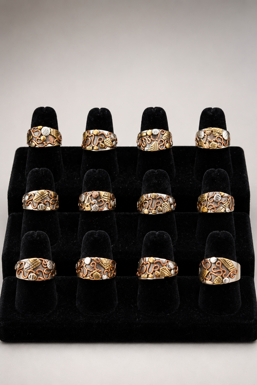 David Pritchard Mixed Metal Ring