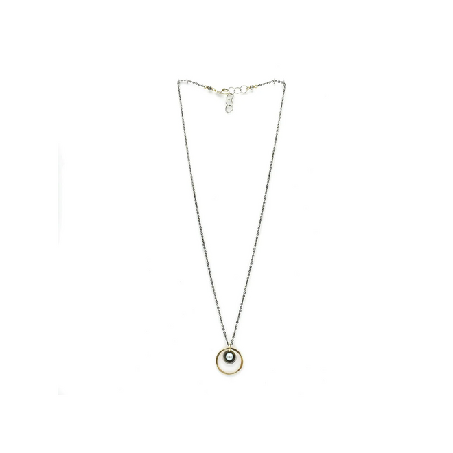 4mm Pearl Sterling Silver Necklace