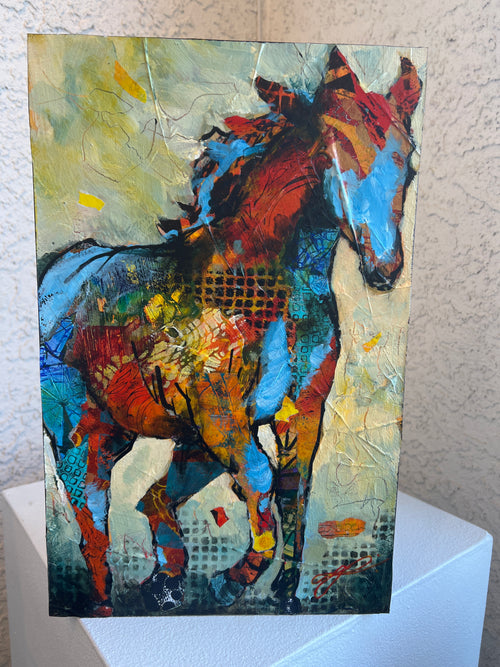 Breaking Free 15”x9.5” (original) – Raku Gallery
