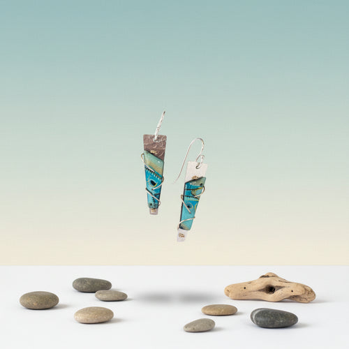 Shigcko Blue Earrings