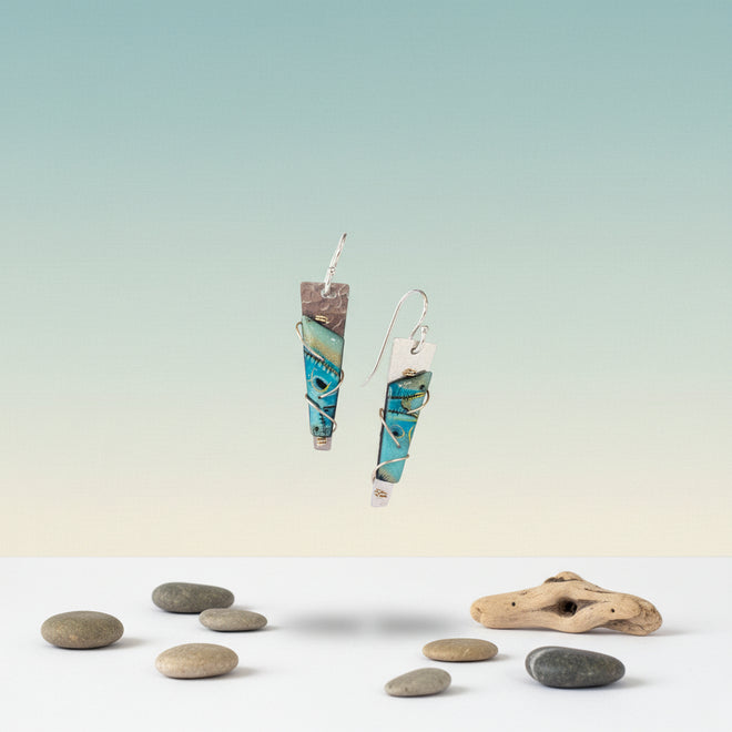 Shigcko Blue Earrings