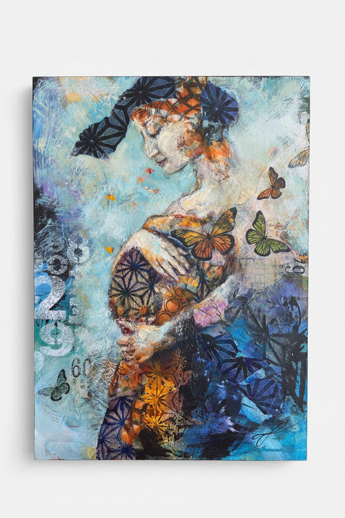 Pregnant Pause 21”x15” (original)