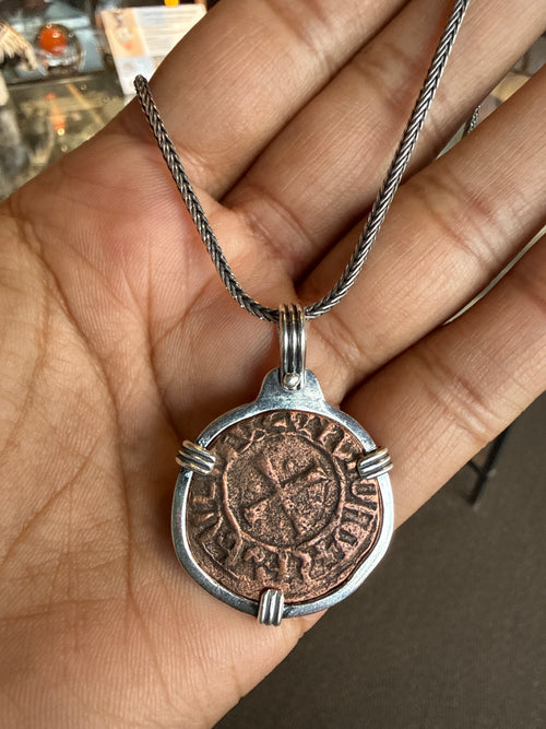 Armenian crusaders coin necklace 1200-1375