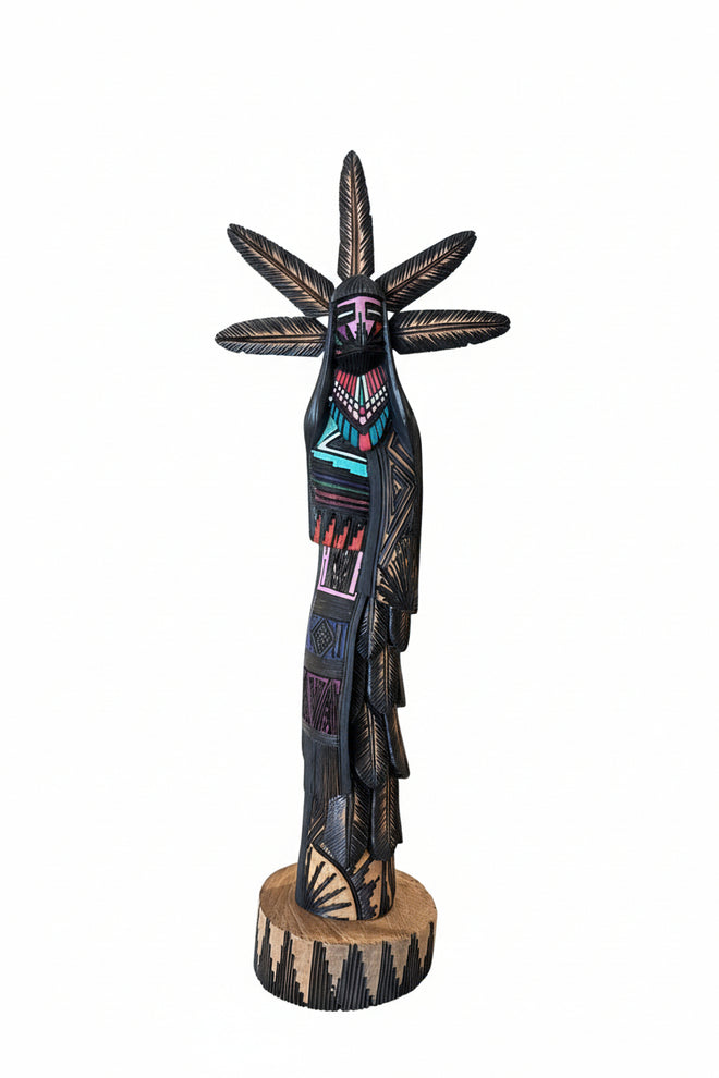 Authentic Native American Kachina Sculpture