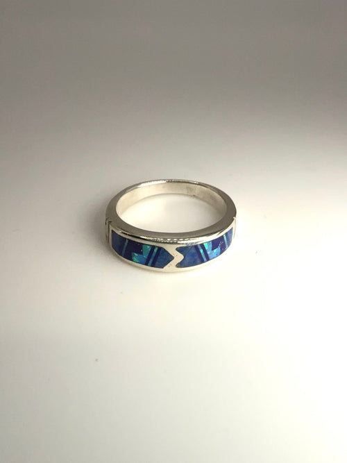 Fancy Blue Petite Ring