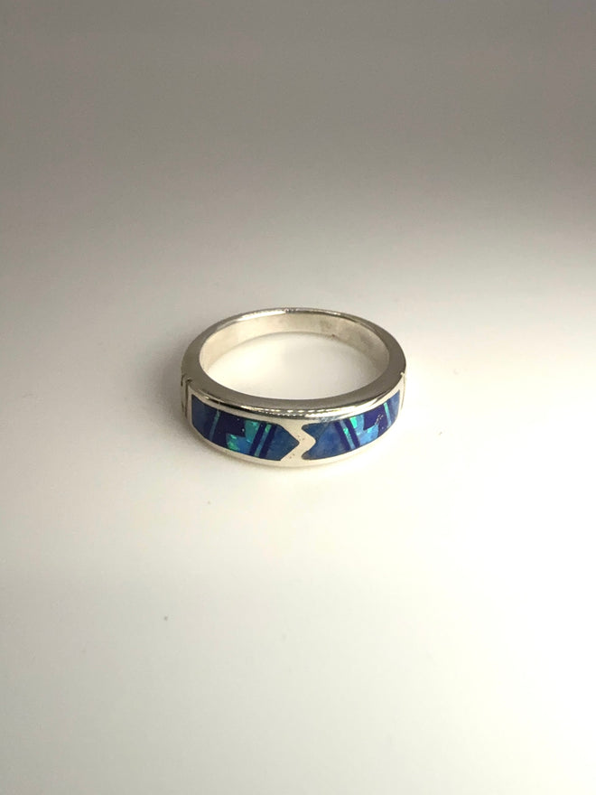 Fancy Blue Petite Ring