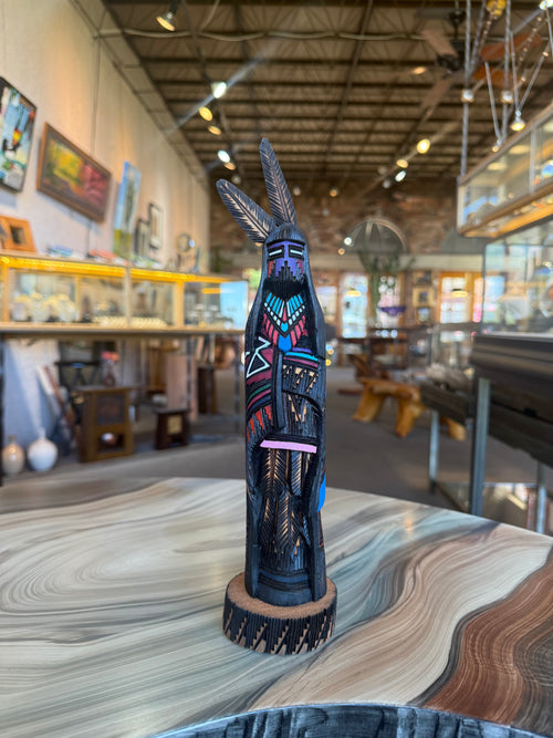12-inch Kachina Sculpture by Navajo Artist Jerald Guy