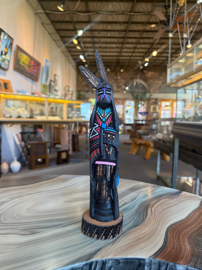 12-inch Kachina Sculpture by Navajo Artist Jerald Guy