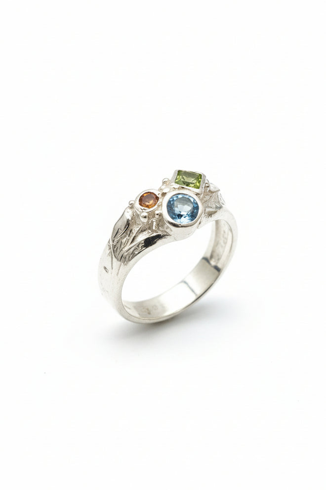 Handmade Multi Stone Ring