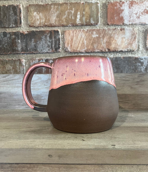 Handmade Mug made in Sedona 4"h x 4"w with Heart Design
