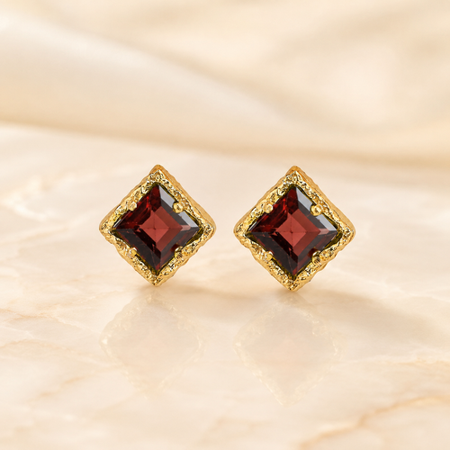 Garnet Jewelry - Garnet Earrings