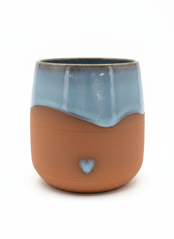 Handmade Cup (without handle) made in Sedona 4"h x 4"w