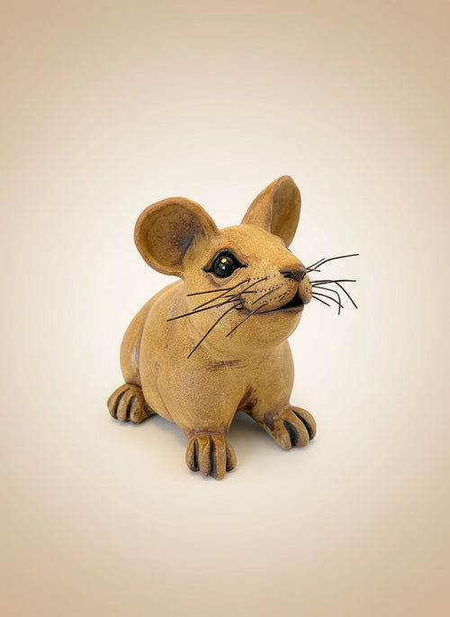 Handmade Ceramic Pika – Sculpture by Sumati Colpitts