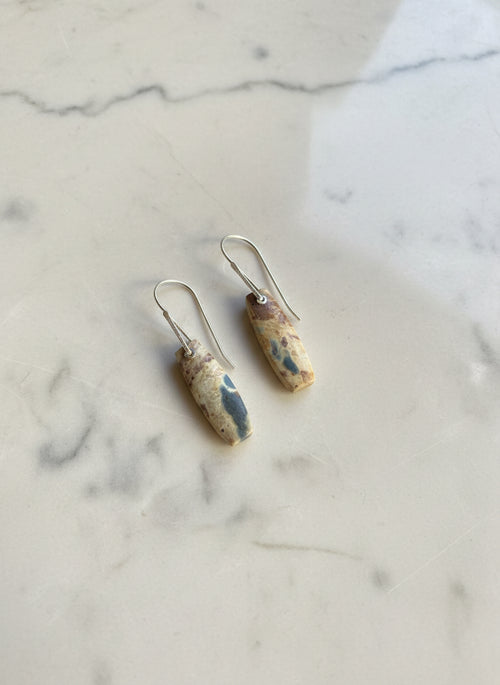 Slate Mountain Jasper Earrings by Nancy Foo