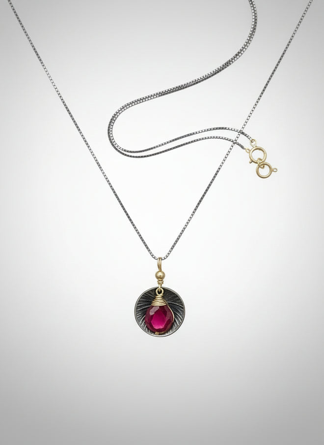 Handmade Ruby Necklace
