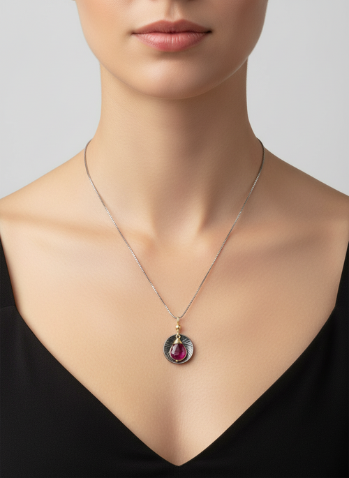 Handmade Ruby Necklace