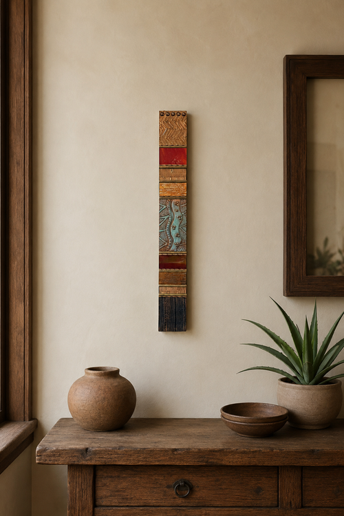 Handmade Wall Totem Southwestern Style