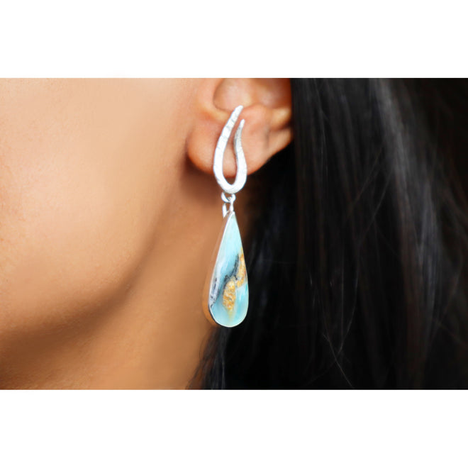 Peruvian Opal Earrings