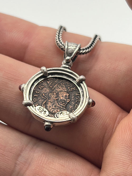 Y coin necklace