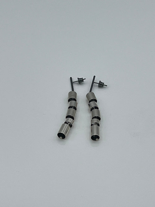 Linked Tube Earrings