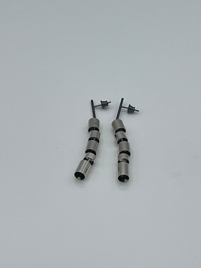 Linked Tube Earrings