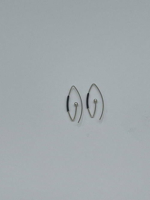 Sterling Silver Paperclip Earrings