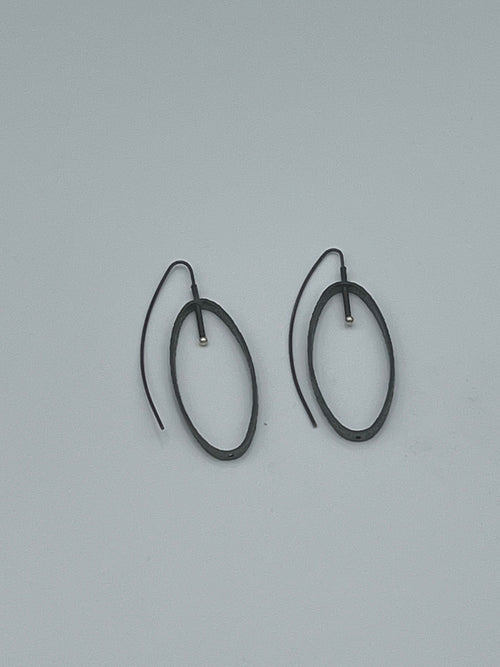 Single Medium Oval Earrings