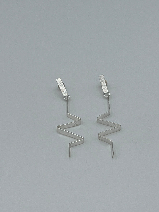 Long Zig Zag Earrings