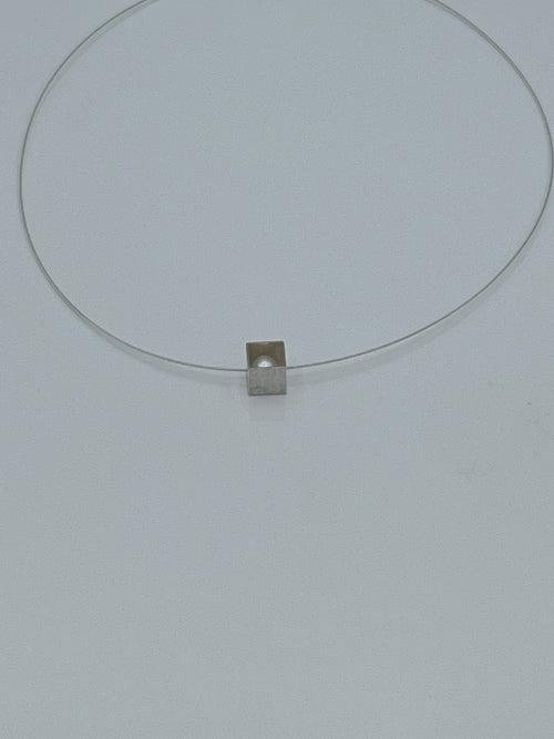 Pearl in a small box Necklace