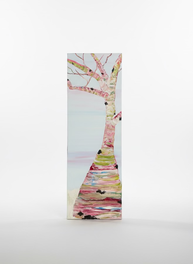 Winter’s Calm 24” x 8” oil on canvas