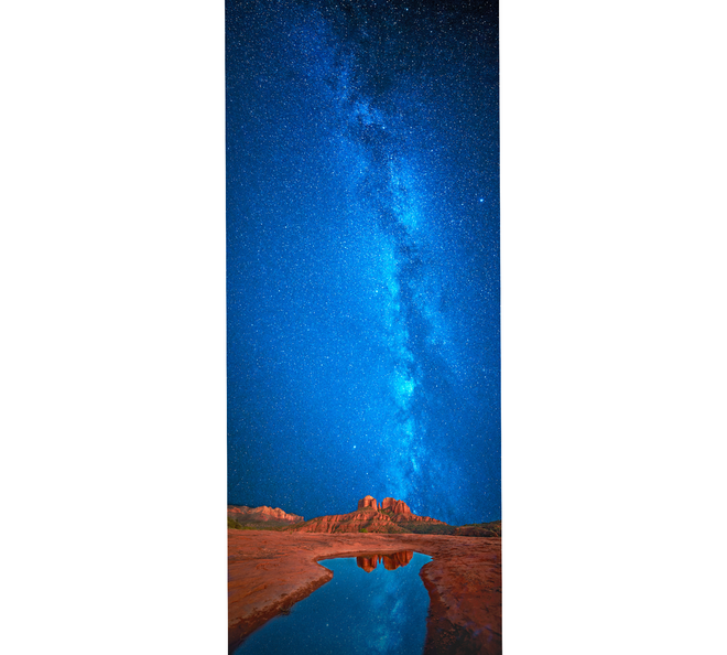 Cathedral Rock Sedona Arizona & Milky Way