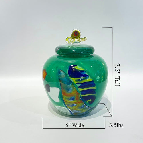 Handblown Vase Green