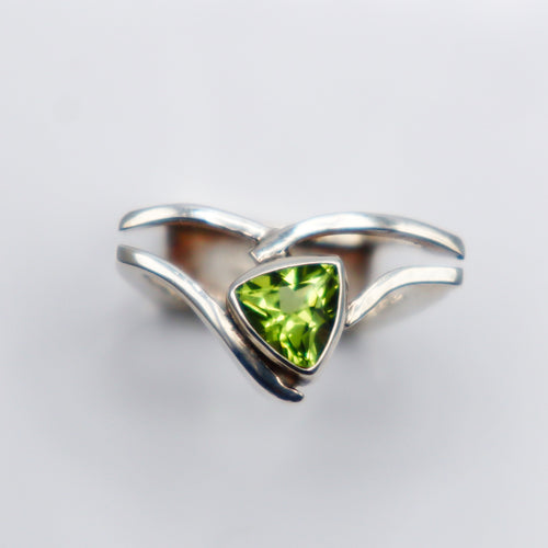 Simply Stunning Peridot Trill Ring