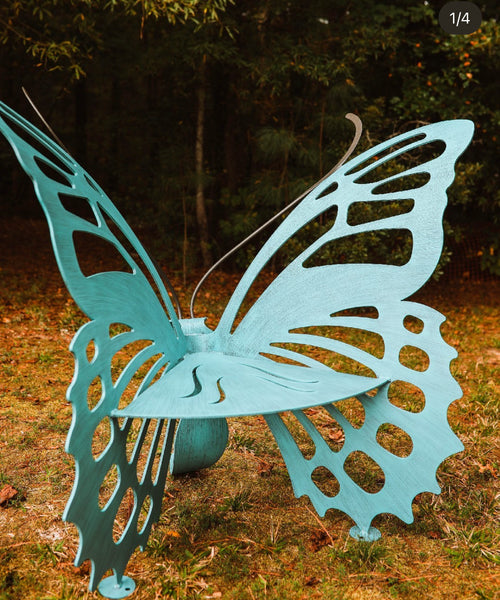 Butterfly Outdoor Bench