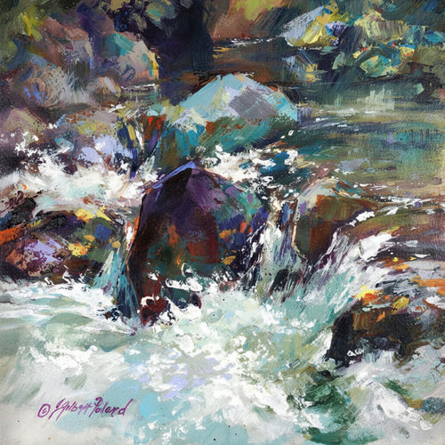 oak creek sedona original artwork by Julie Gilbert Pollard