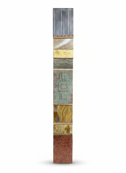 Southwest Totems 24.5”h x 3”w by Julie Hemer