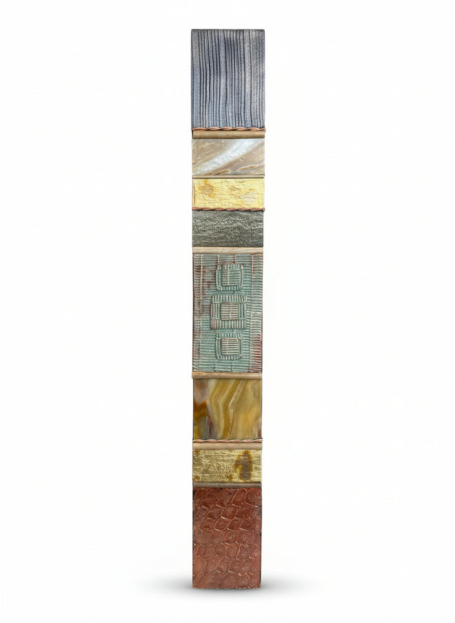 Southwest Totems 24.5”h x 3”w by Julie Hemer