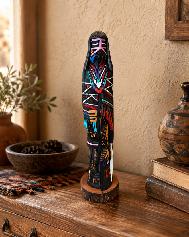 Kachina Doll Art for sale in Raku Gallery Jerome AZ