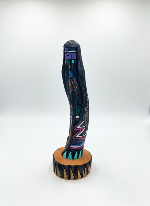 9-inch Kachina Sculpture by Navajo Artist Jerald Guy