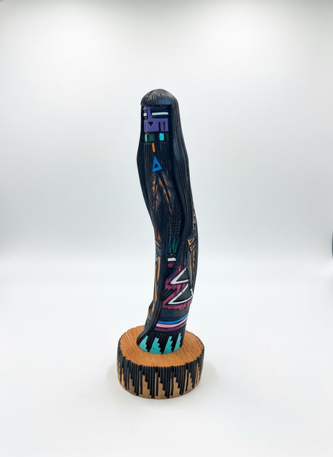 9-inch Kachina Sculpture by Navajo Artist Jerald Guy