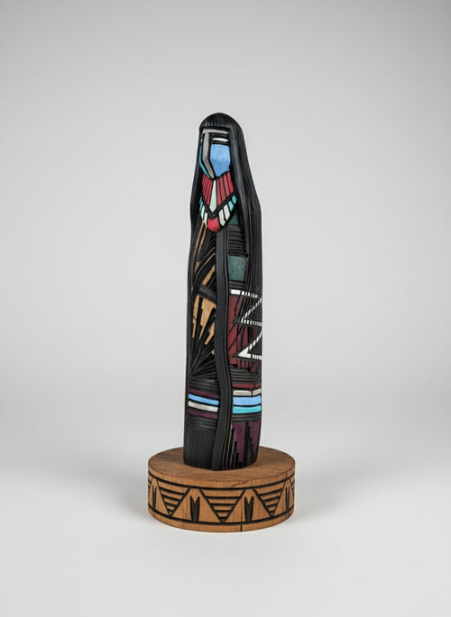 7.5-inch Kachina Sculpture by Navajo Artist Jerald Guy