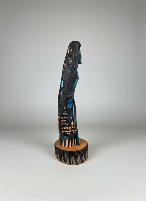 9-inch Kachina Sculpture by Navajo Artist Jerald Guy