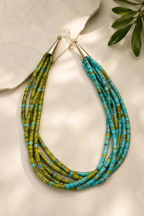 Kewa Tribe Santo Domingo Beaded Jewelry