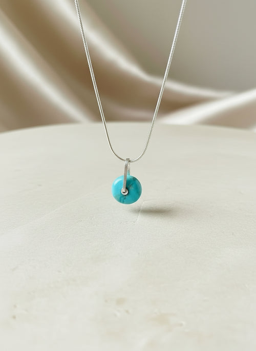 Small Kingman Turquoise AZ Skies Necklace