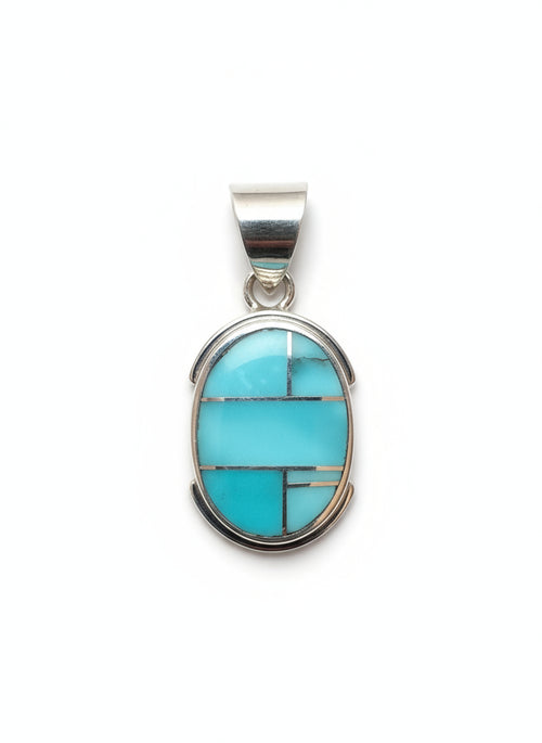 Arizona Blue Turquoise  Necklace