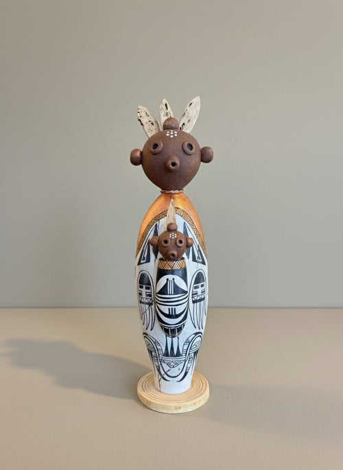 Mama and Baby Mudhead Kachina
