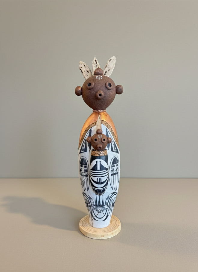 Mama and Baby Mudhead Kachina