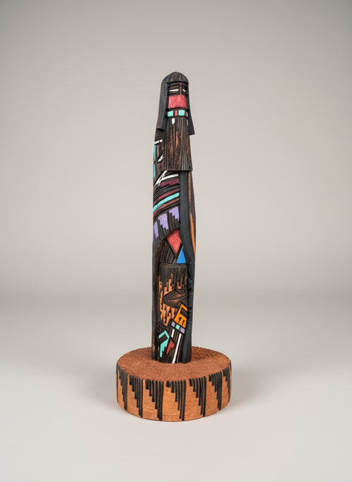 8-inch Kachina Sculpture by Navajo Artist Jerald Guy